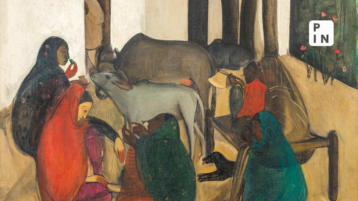 Amrita Sher-Gil’s ‘The Story Teller’ fetches $7.44 mn in auction, setting a record
