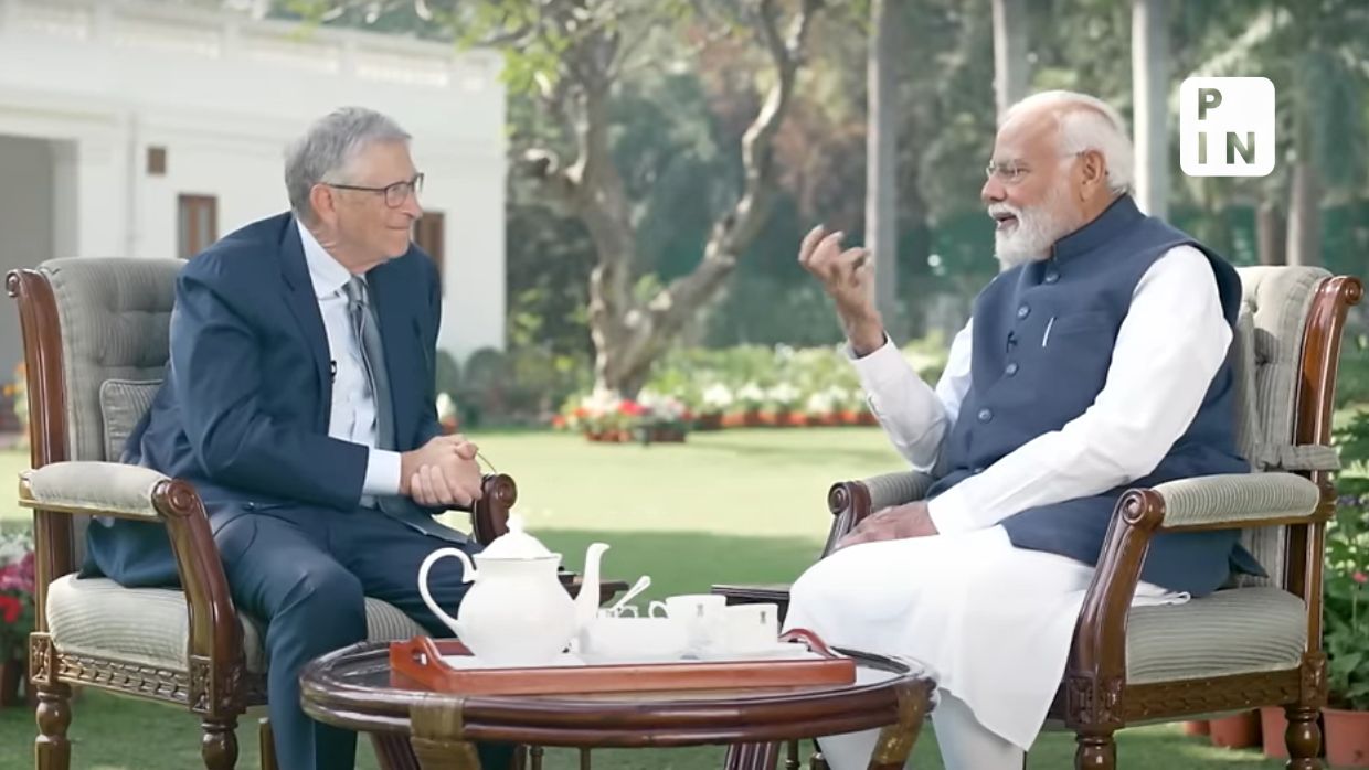 PM Modi warns against dangers of AI in chat with Bill Gates