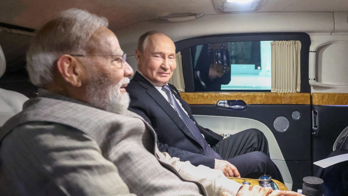 Modi urges Putin to end Ukraine war as Russian oil ties deepen